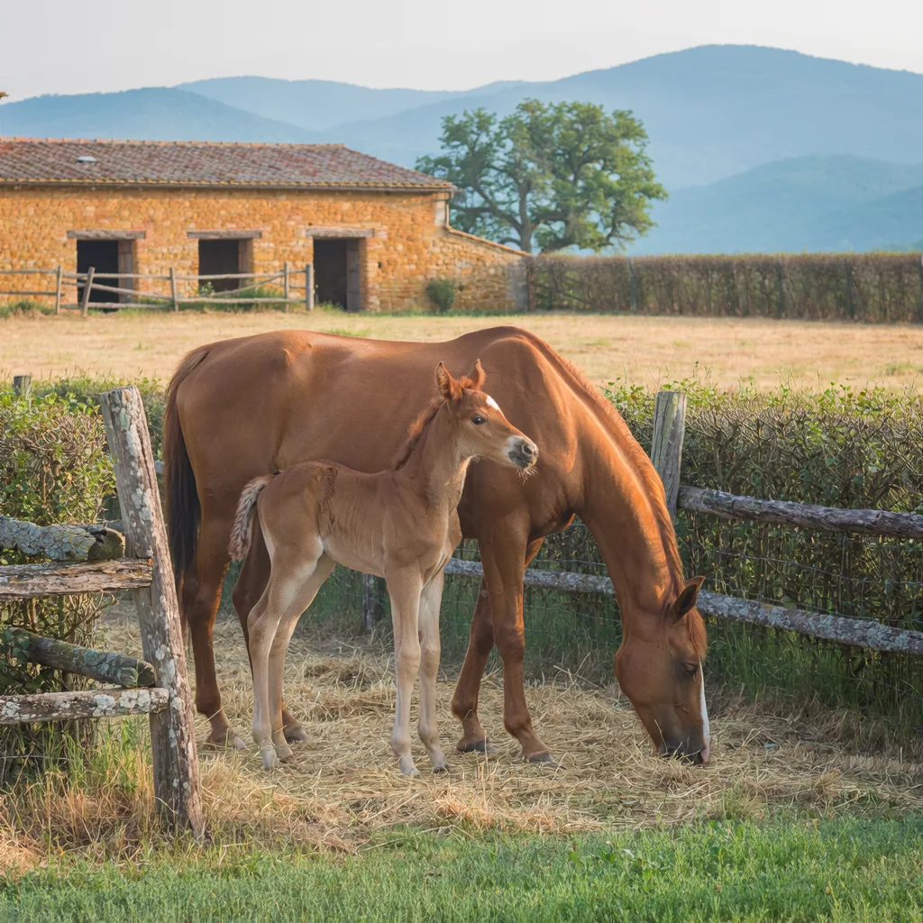 Élevage de chevaux, Écuries de Félines, Saint-Marcel-de-Félines